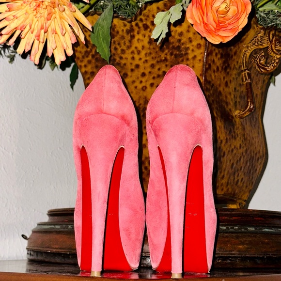 CHRISTIAN LOUBOUTIN 🩷 “Pink Suede Daffodile” - Picture 8 of 13